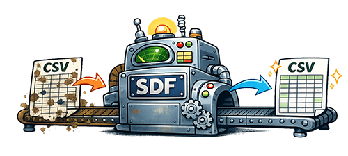 CSV CLEANUP MACHINE